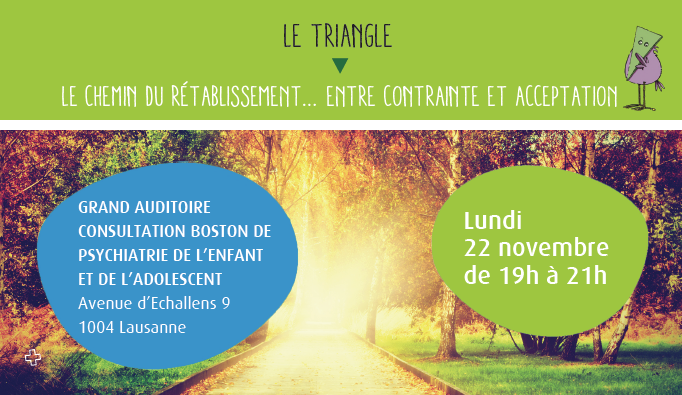 Triangle « Le chemin du rétablissement…entre contrainte et acceptation »